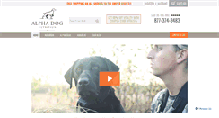Desktop Screenshot of alphadognutrition.com