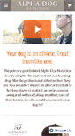 Mobile Screenshot of alphadognutrition.com